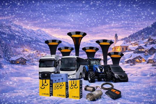 Basuri klaxon : guide complet pour choisir 12V ou 24V adapté