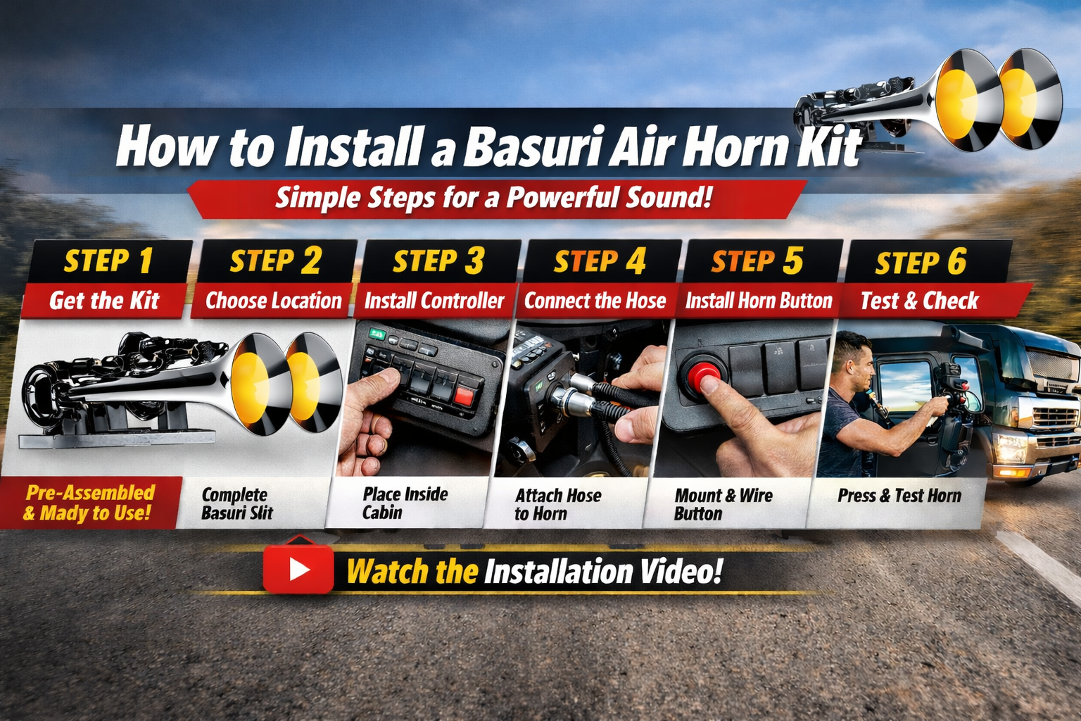 Easy Installation of Your Basuri Horn in a Few Simple Steps