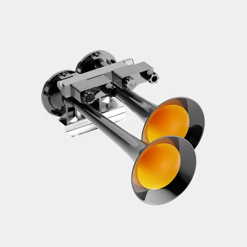 BASURI® Air Horn 12 Sounds (Dual Jumbo) | 12-24 Volt