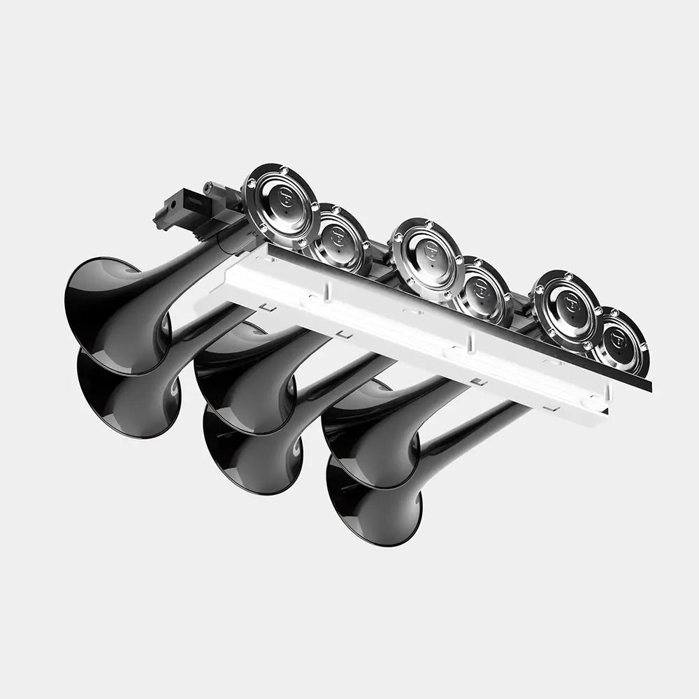 BASURI® Air Horn 18 Sounds (Baby Shark 2.0) | 12-24 Volt