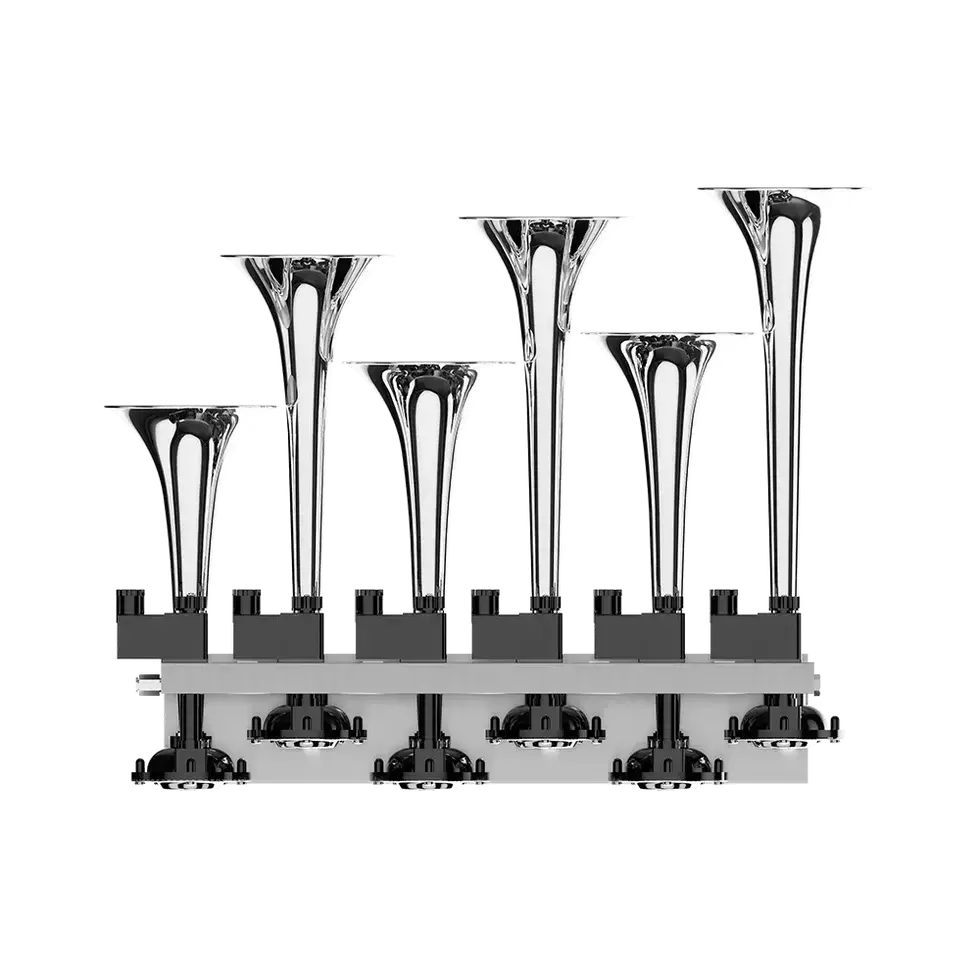 Basuri Air Horn 26 Sound Chrome Baby Shark 6.0 – Loud 12–24V Basuri Air Horn 26 Sound Chrome Baby Shark 6.0 – Loud 12–24V