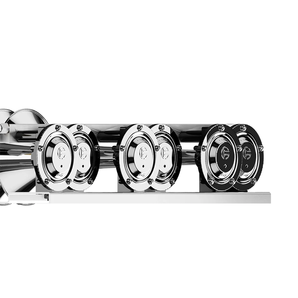 BASURI® Air Horn 31 Sounds (Chrome Baby Shark 1.0) | 12-24 Volt