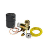 Compresseur air horn 12V/24V avec réservoir, tuyau jaune et manomètre pour klaxon musical de camion