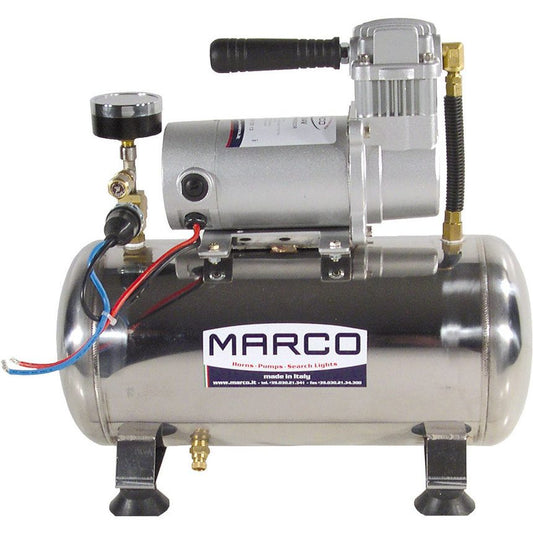 M3 Electric Compressor | 8 Bar | AISI 304 Stainless Steel Tank | Compact Air System
