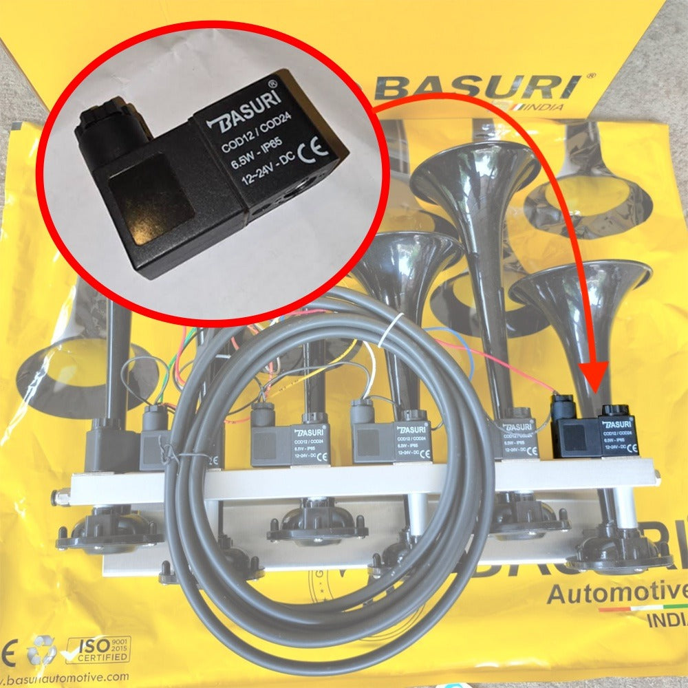Solenoid Coil M02 – BASURI® Air Horns Replacement Part