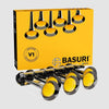 Basuri V1 Baby Shark, klaxon musical à 6 trompettes jaunes, compatible 12V/24V pour camion ou poids lourd