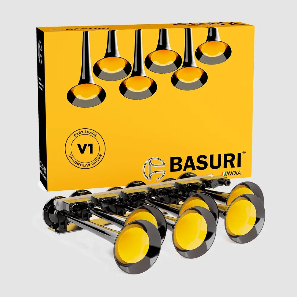 BASURI® Air Horn 31 Sound (Baby Shark 1.0) | 12-24 Volt