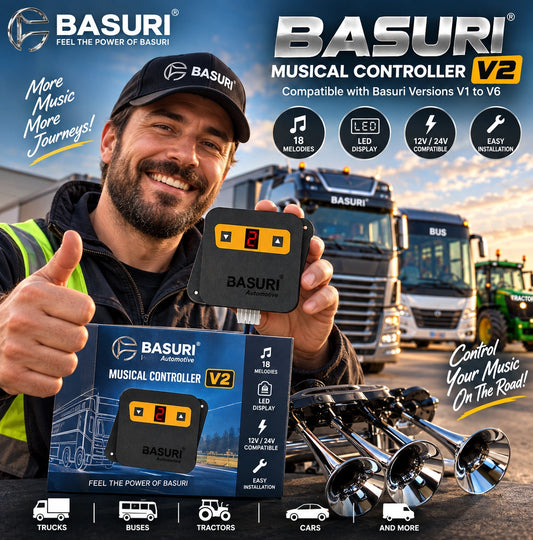 Controlador Musical BASURI - Baby Shark V2 18 Melodías

