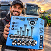 BASURI Air Horn 26 Sound (Chrome Baby Shark 6.0) | 12-24 Volt